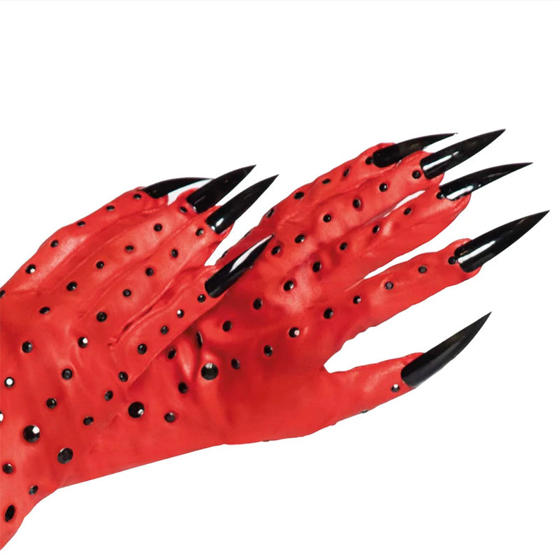 Leg Avneue Rhinestone Devil Claw Gloves Leggsbeautiful Leggsbeautiful