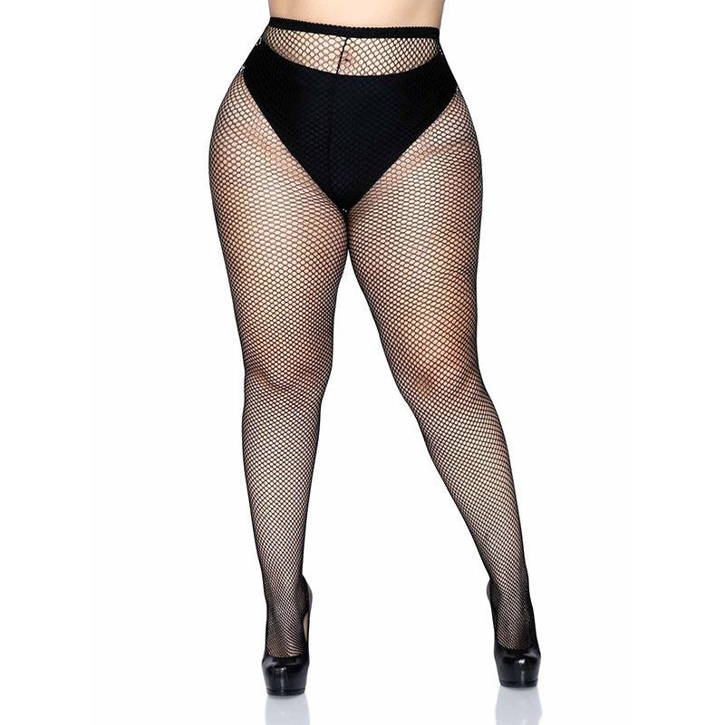 Pretty Legs Plus Size Fishnet Tights With Lycra Leggsbeautiful LEGGSBEAUTIFUL