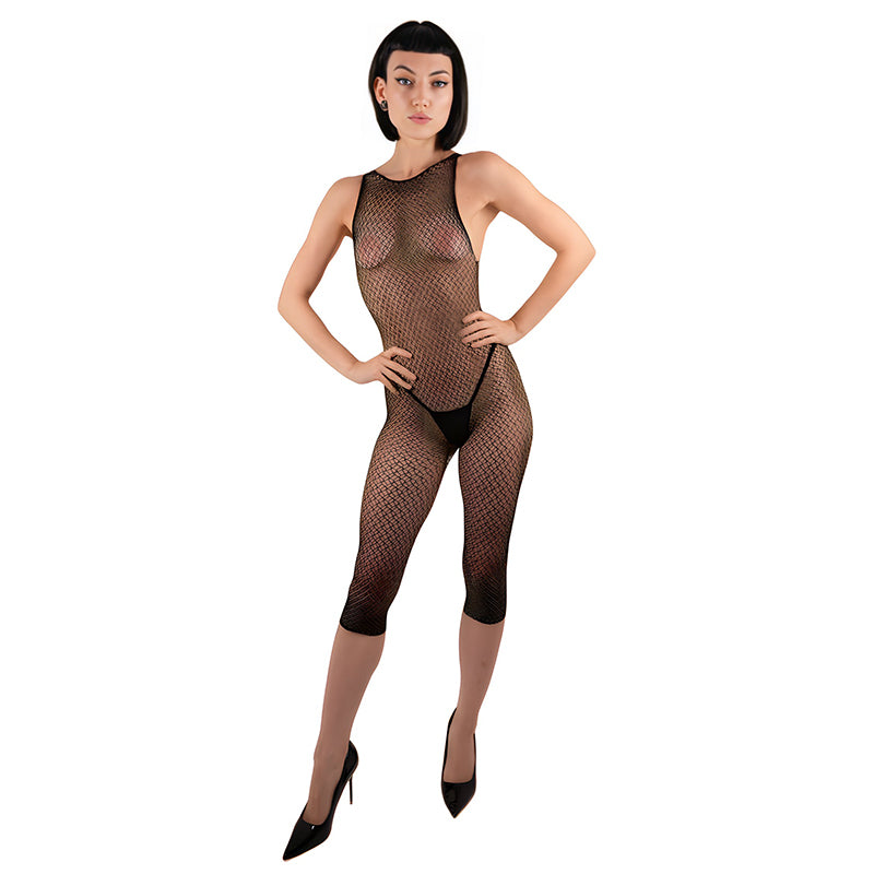 Passion Cropped Leg Fishnet Bodystocking