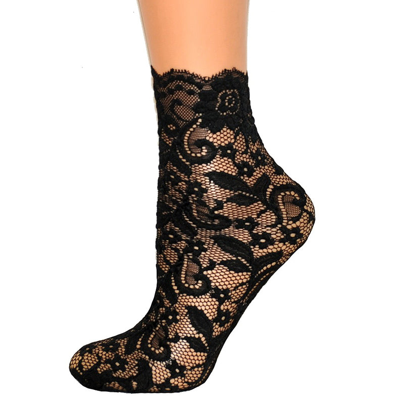 Gatta Pretty Chic Lace Ankle Socks