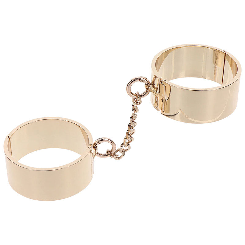 
                      
                        TABOOM Thick Rose Gold Slave Wrist Cuffs
                      
                    