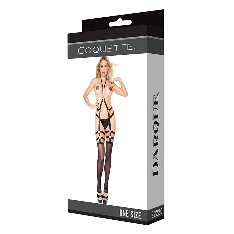 
                      
                        Coquette Halter Harness Stirrup Bodystocking
                      
                    