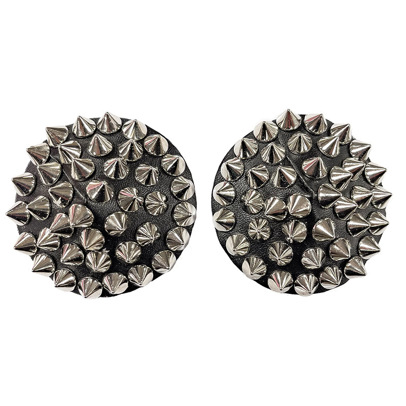 
                      
                        Coquette Faux Leather Round Spiked Nipple Pasties
                      
                    