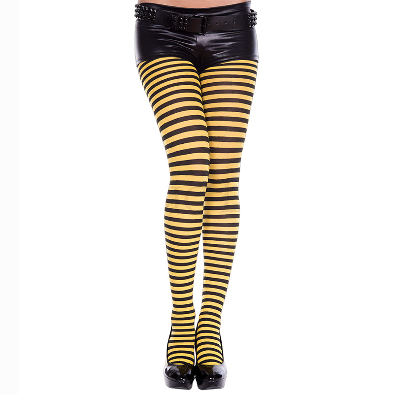 
                      
                        Music Legs Opaque Striped Ringer Tights
                      
                    