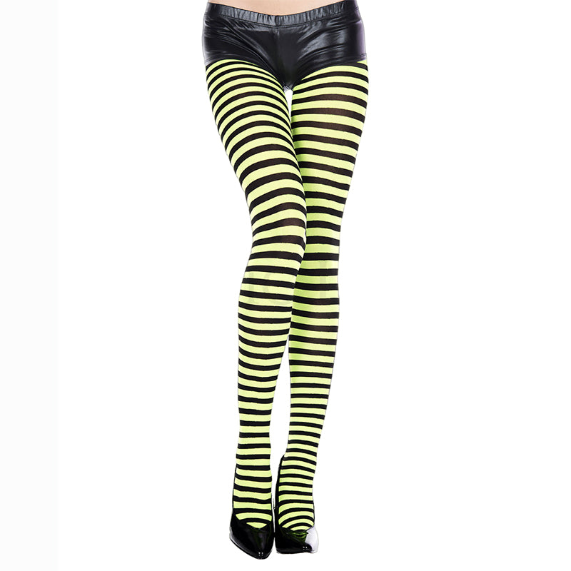 
                      
                        Music Legs Opaque Striped Ringer Tights
                      
                    