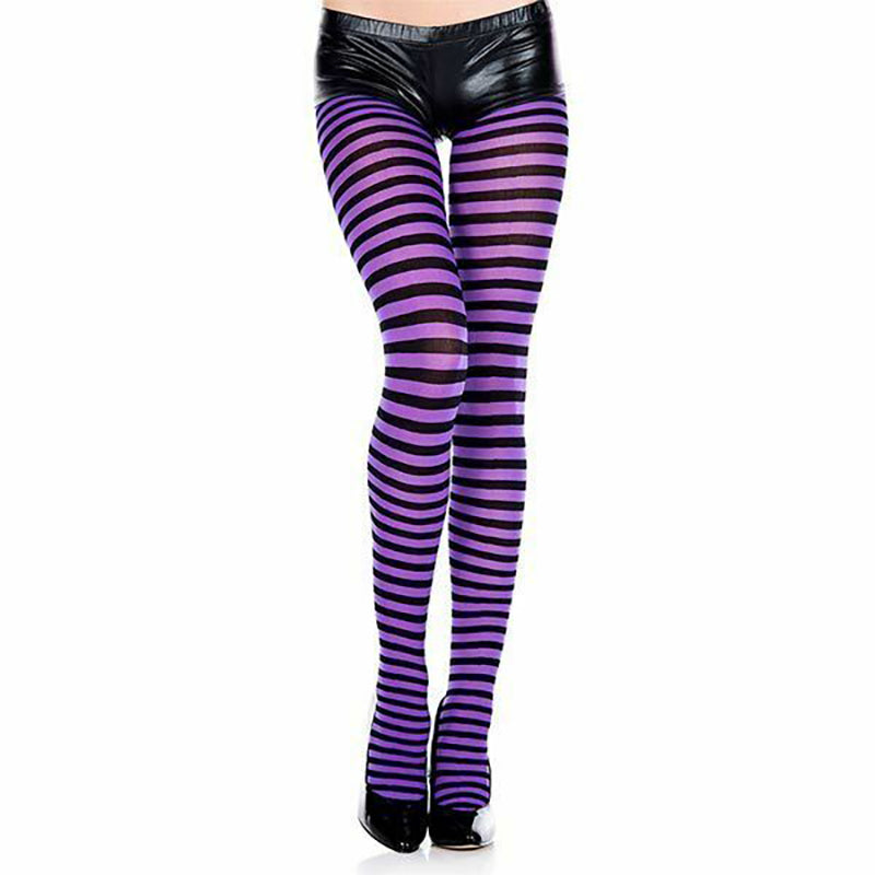 
                      
                        Music Legs Opaque Striped Ringer Tights
                      
                    