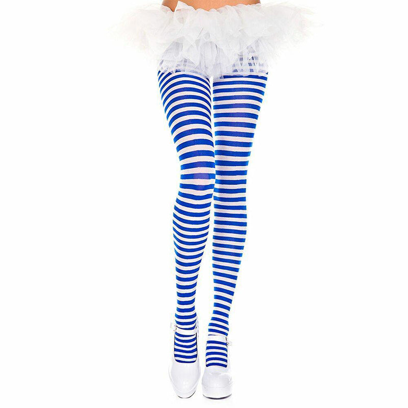 
                      
                        Music Legs Opaque Striped Ringer Tights
                      
                    