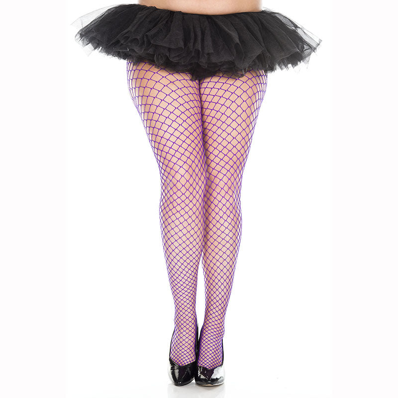 
                      
                        Music Legs Plus Size Mini Diamond Net Tights
                      
                    