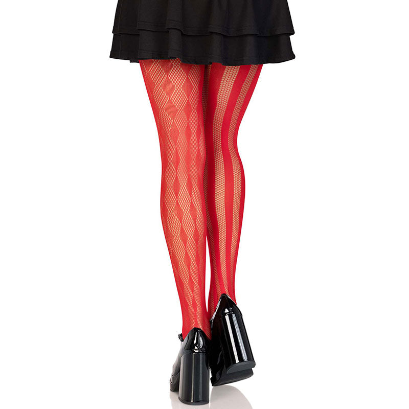 
                      
                        Leg Avenue Harlequin Diamond & Stripe Net Tights
                      
                    