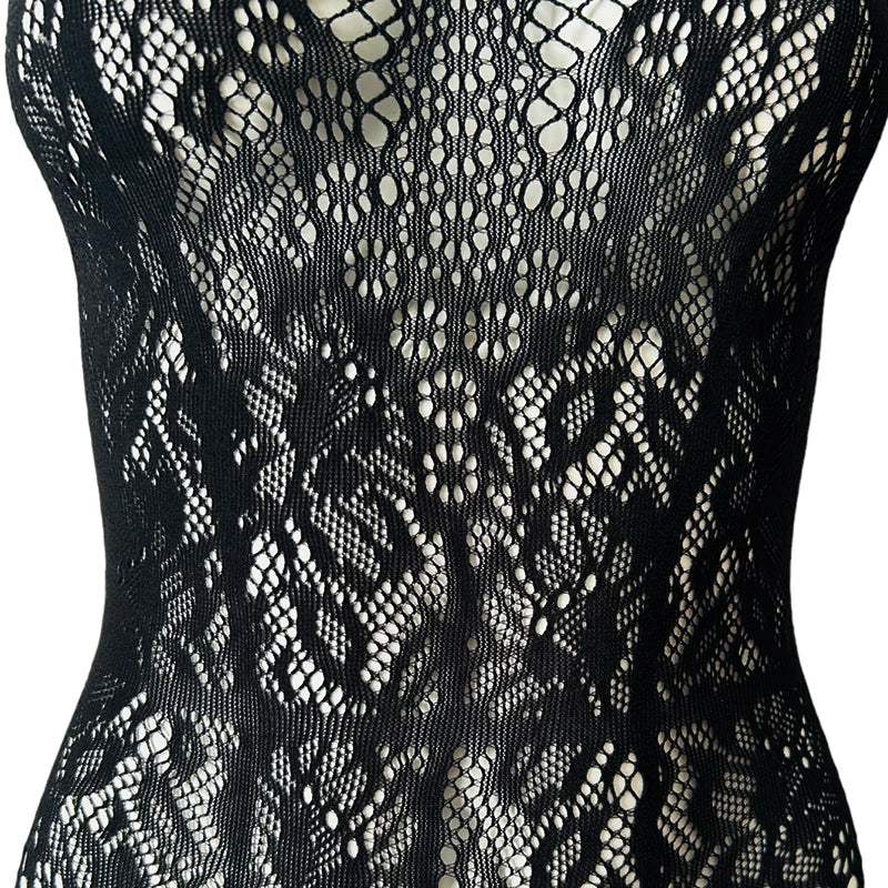 
                      
                        VENUS Black Lace Halter Neck Bodysuit
                      
                    