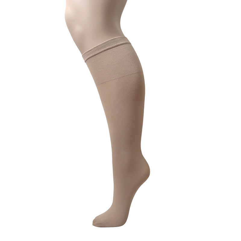 
                      
                        Pamela Mann 40 Denier Opaque Extra Wide Comfort Top Knee Highs
                      
                    