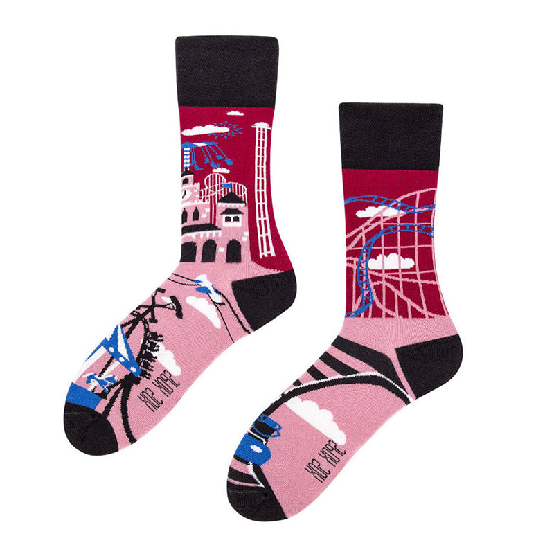 Spox Sox Cotton Fun Fair Crew Socks