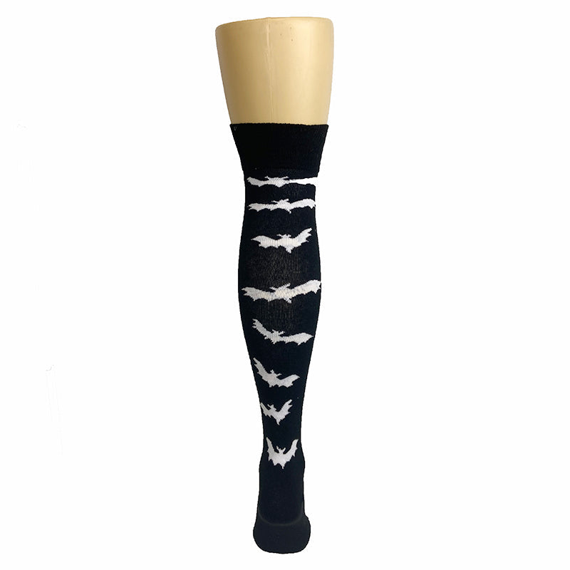 
                      
                        Cotton Blend Bat Print Over The Knee Socks
                      
                    