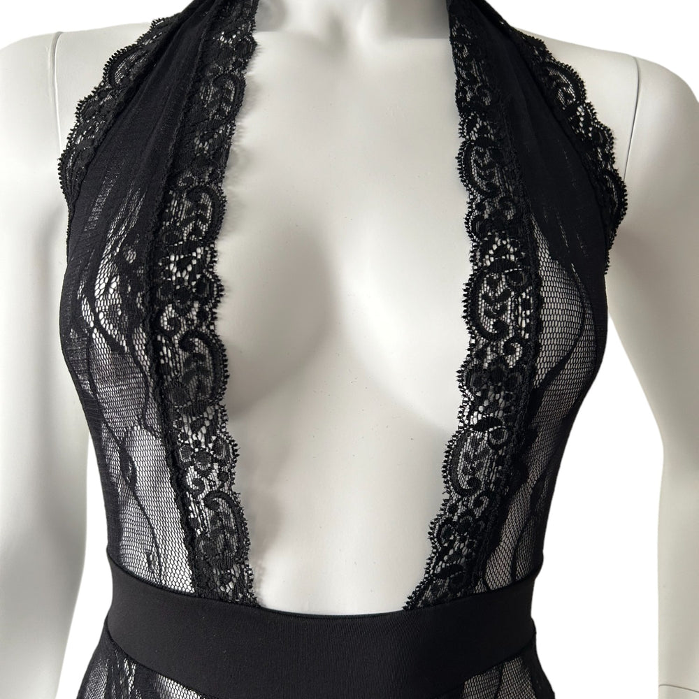 
                      
                        Fever Halter Body With Plunging Neckline
                      
                    