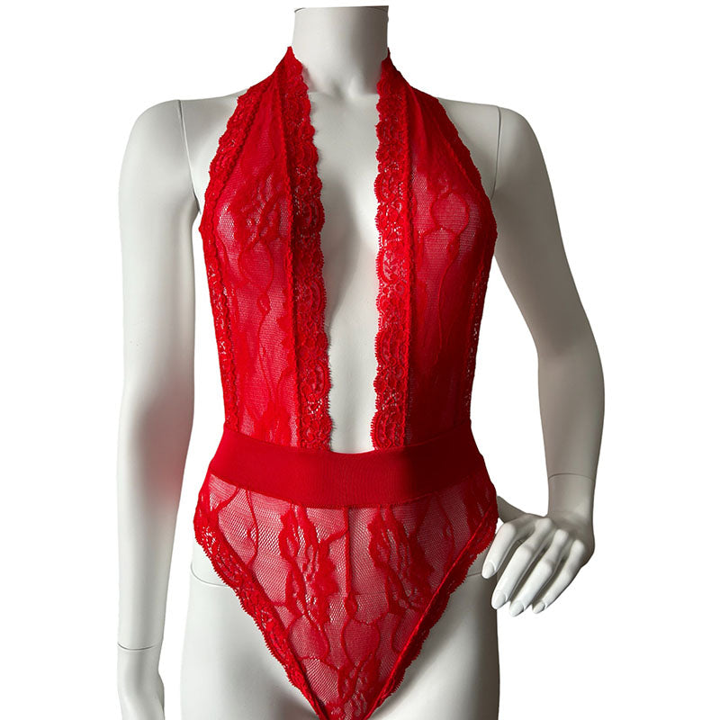 
                      
                        Fever Halter Body With Plunging Neckline
                      
                    