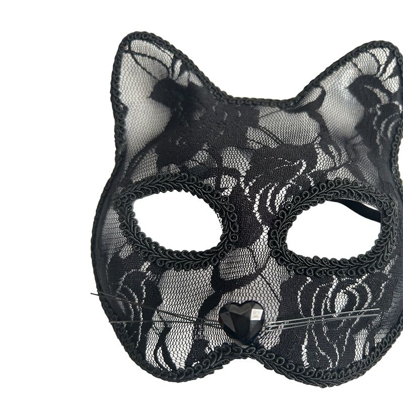 
                      
                        WHISKERS Lace Cat Mask
                      
                    