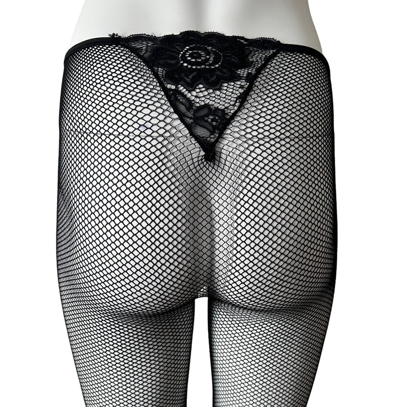 
                      
                        Micronet Hipster Tights With Lace Insert
                      
                    