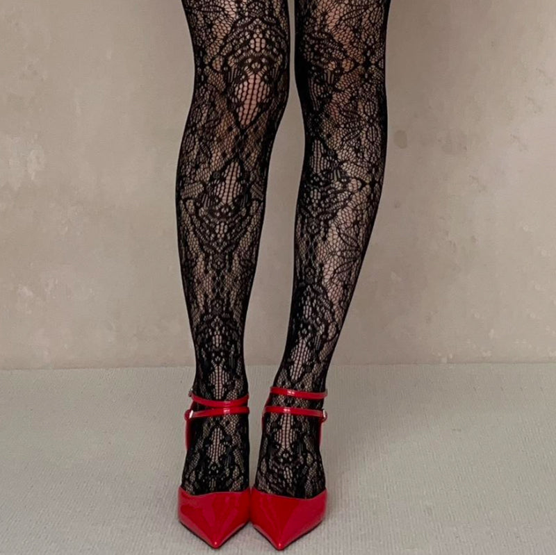 
                      
                        Gothic Chandelier Soft Stretch Lace Tights
                      
                    