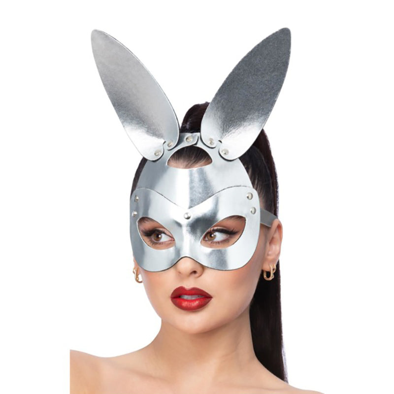 Honey Bunny Faux Leather Rabbit Mask