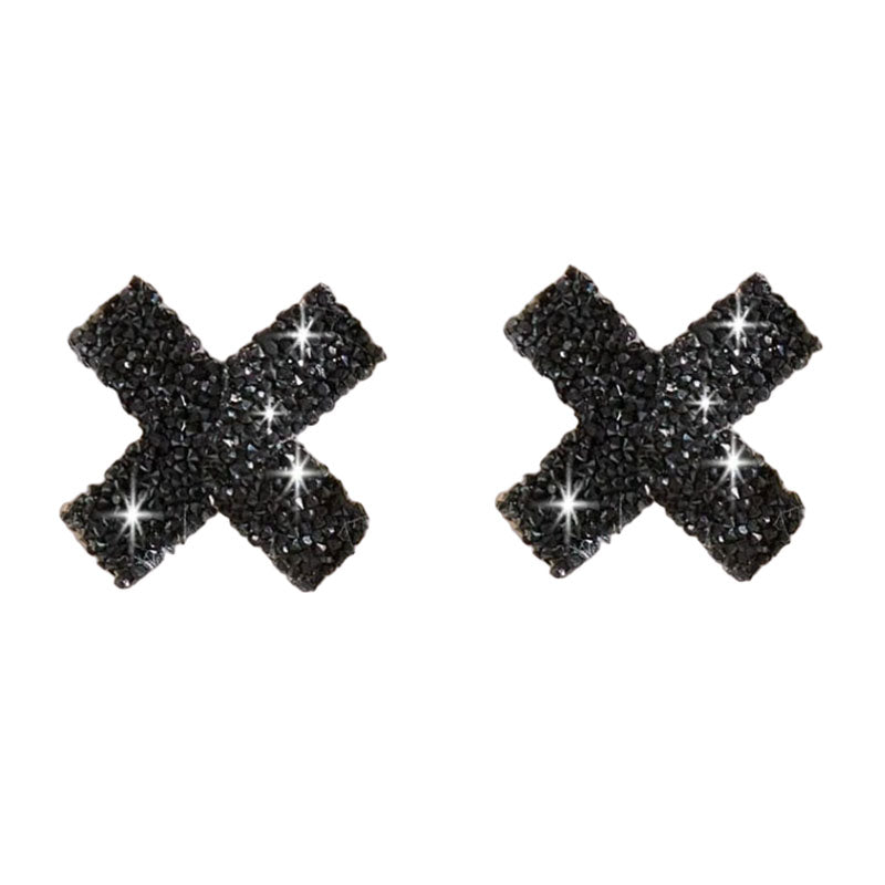 
                      
                        Rhinestone Encrusted X Shaped Nipple Covers
                      
                    