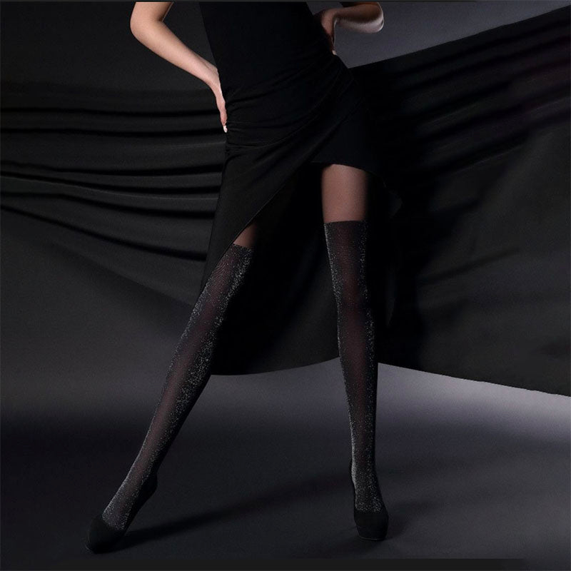 Giulia Gloss Up 60 Denier Lurex Shimmer Tights