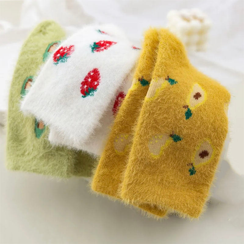 
                      
                        Soft Acrylic Fruit Printed Bed Socks
                      
                    