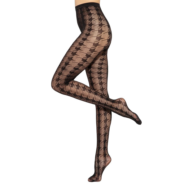 
                      
                        Gatta Runway Houndstooth 20 Denier Sheer Mesh Tights
                      
                    