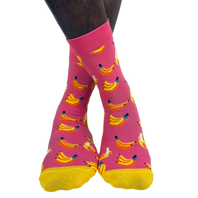 
                      
                        Luv Socks Men's Cotton Blend Banana Crew Socks
                      
                    