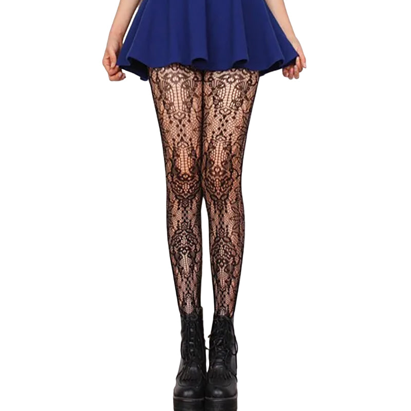 Gothic Chandelier Soft Stretch Lace Tights