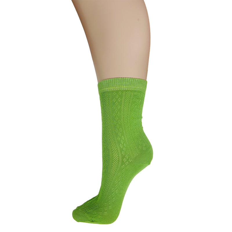 
                      
                        Cotton Blend Wide Cuff Pereline Ankle Socks
                      
                    