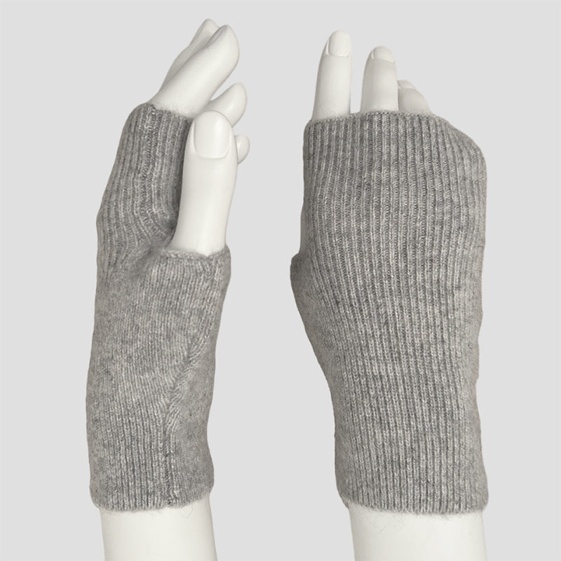 Cashmere Feel Acrylic Fingerless Wrist Gloves