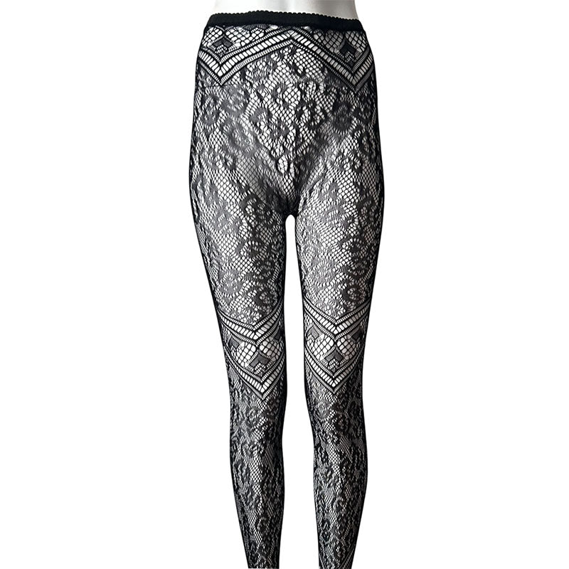 
                      
                        LeggsofLondon Leopard Print Fishnet Tights
                      
                    