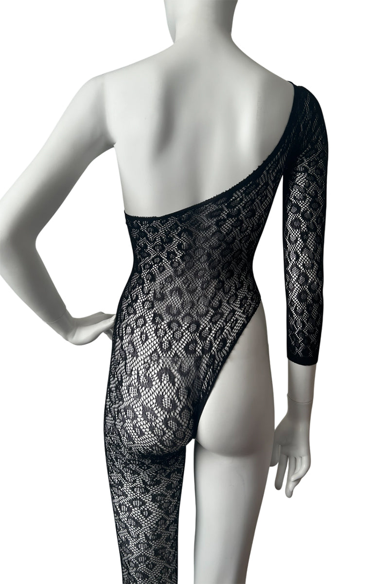 PLAYA Footless Bodystocking With One Sleeve & One Leg