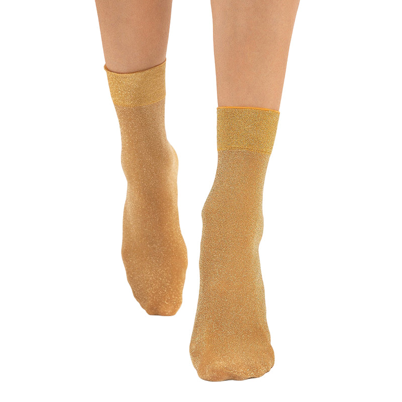 
                      
                        Fiore Brillo 60 Denier Lurex Shimmer Ankle Socks
                      
                    