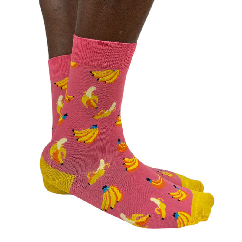 
                      
                        Luv Socks Men's Cotton Blend Banana Crew Socks
                      
                    