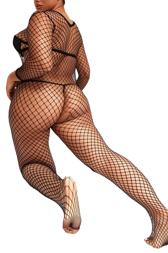 
                      
                        SIREN Plus Size Diamond Net Full Bodystocking
                      
                    