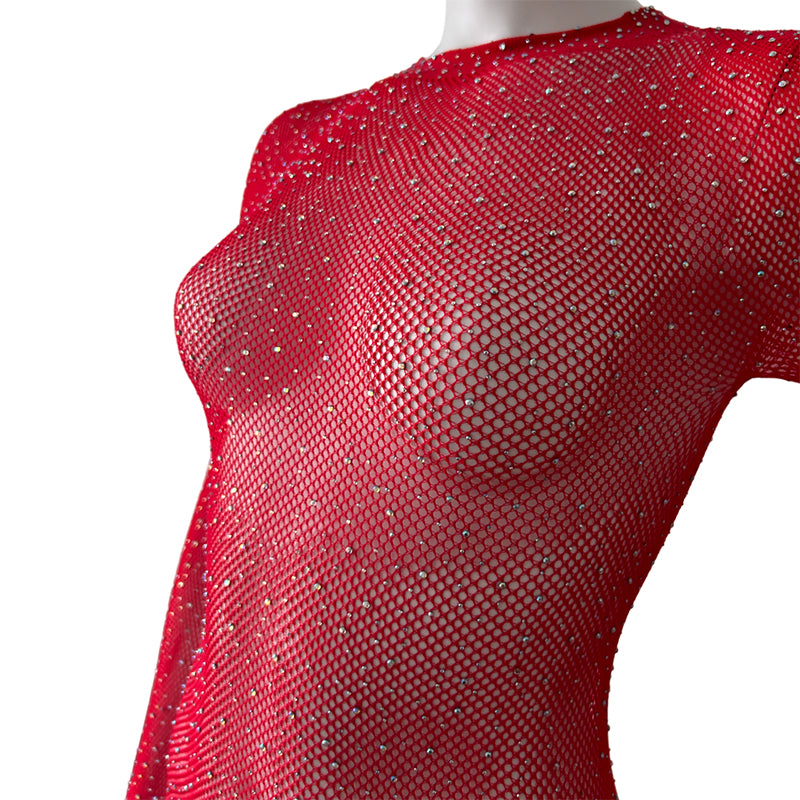 
                      
                        LYRIC Rhinestone Gloved Bodysuit
                      
                    