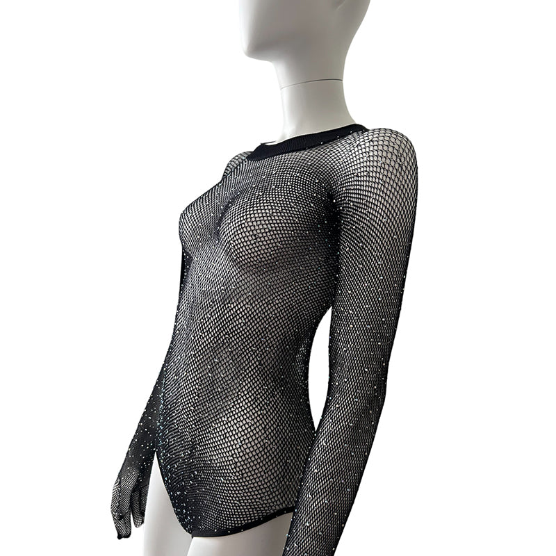 
                      
                        Leg Avenue Risk Factor Rhinestone Gloved Bodysuit
                      
                    