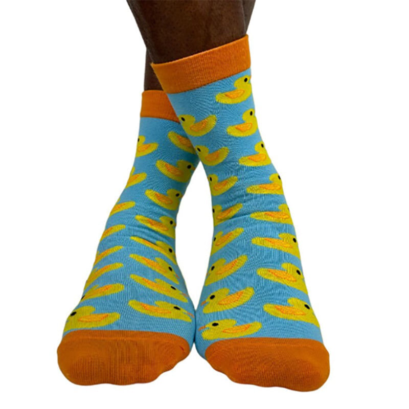 Unisex Cotton Blend Rubber Duckie Ankle Socks