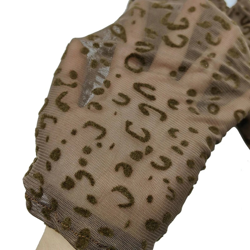 
                      
                        Extra Long Sheer Leopard Print Gloves
                      
                    