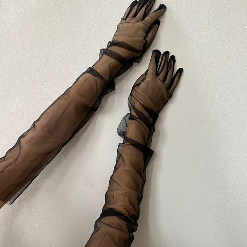 
                      
                        Extra Long Sheer Tulle Opera Gloves
                      
                    