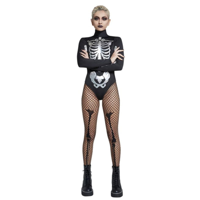 Fever Diamond Net Skeleton Bones Tights