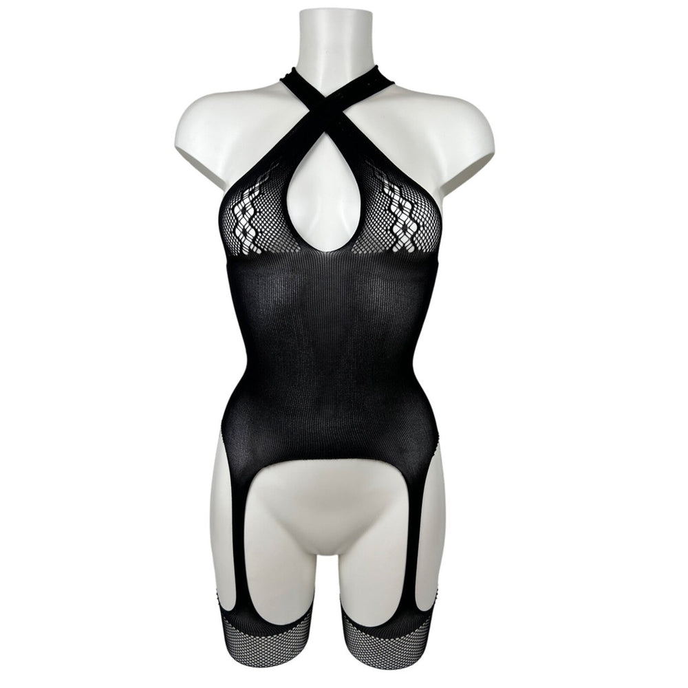 
                      
                        TWIST Cross Front Suspender Bodystocking
                      
                    