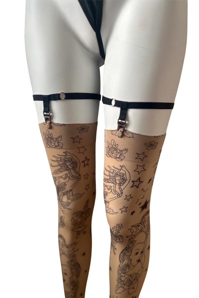 
                      
                        70 Denier Opaque Tattoo Print Stockings
                      
                    