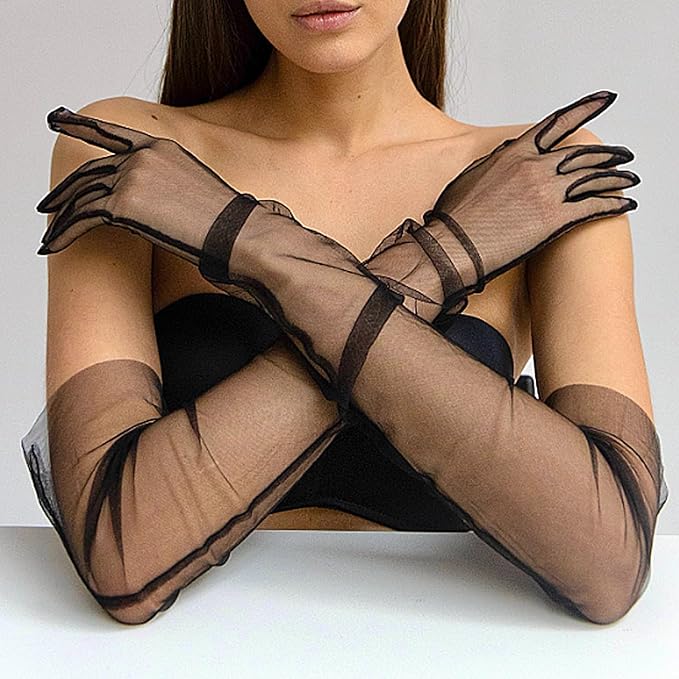 
                      
                        Extra Long Sheer Tulle Opera Gloves
                      
                    