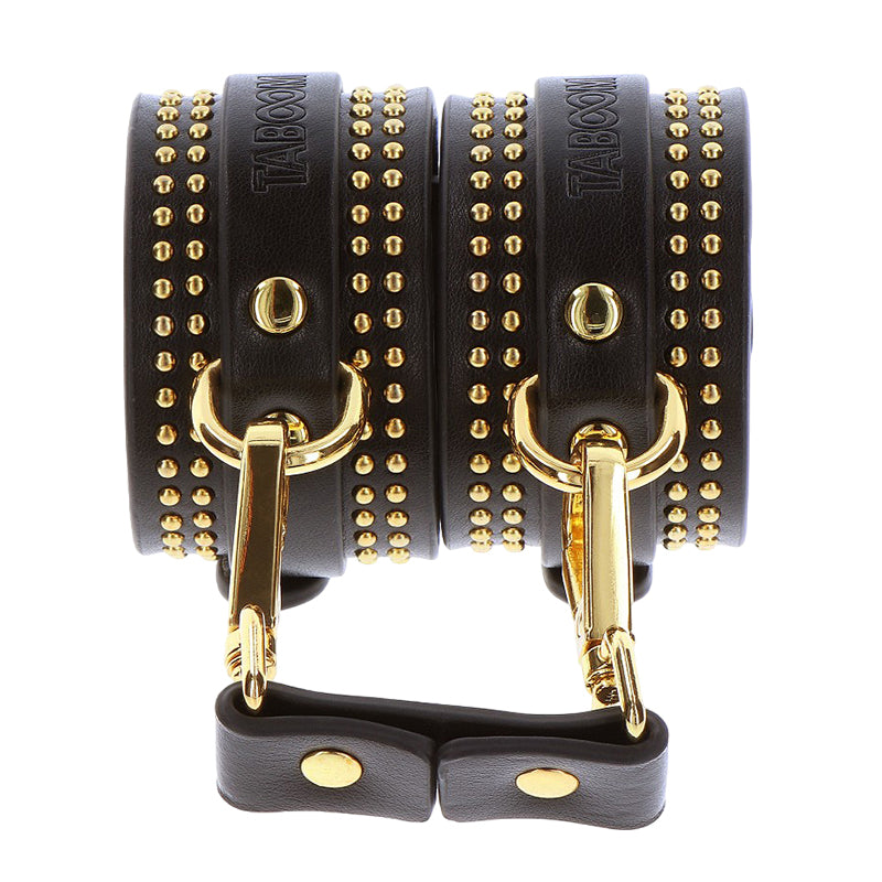 TABOOM Vogue Gold Studded Wrist Cuffs