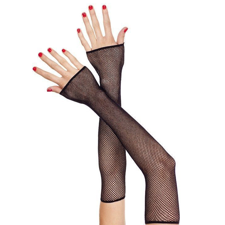 Music Legs Extra Long Fishnet Arm Sleeve