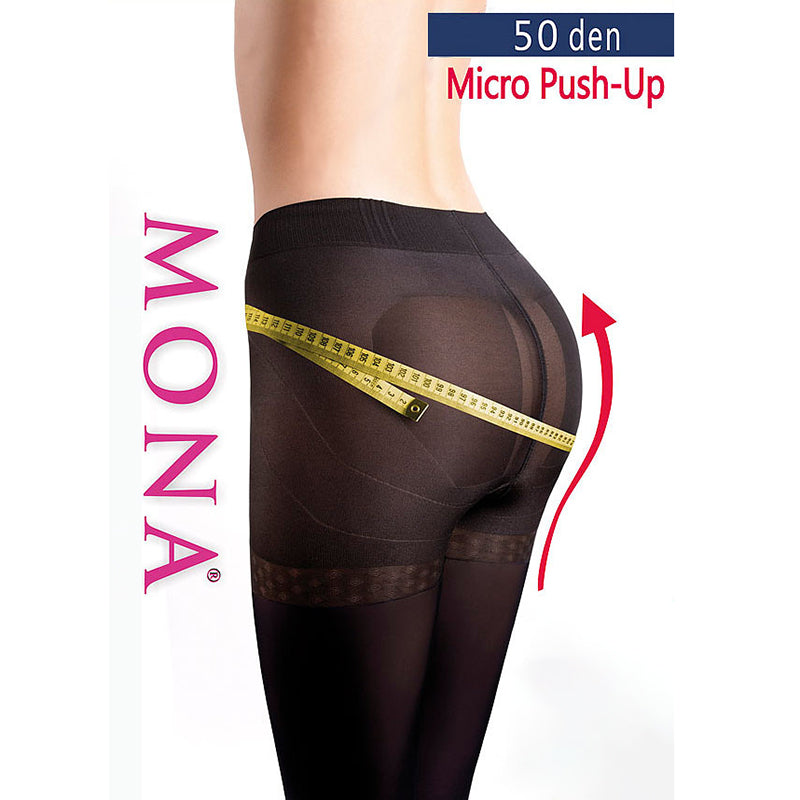 
                      
                        MONA Micro 50 Denier Semi Opaque Push Up Tights
                      
                    