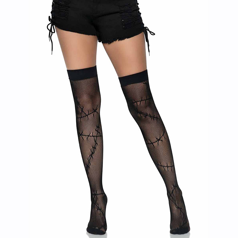 
                      
                        Leg Avenue Stitched Up Fishnet Thigh Highs
                      
                    