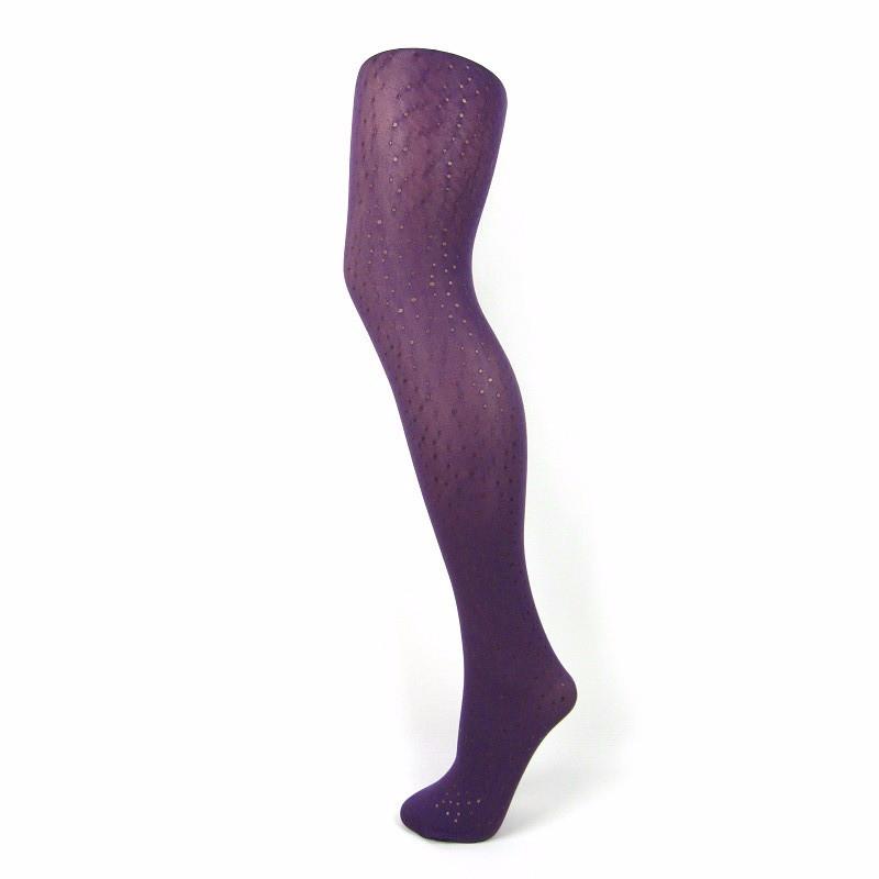 Jonathan Aston Gold Spot Opaque Tights - Leggsbeautiful